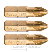 Hrot křížový pozidriv, sada 3ks, PZ 2x25mm,titan. úprava, S2 Hrot křížový pozidriv, sada 3ks, PZ 2x25mm,titan. úprava, S2 gallery main image