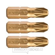 Hrot křížový pozidriv, sada 3ks, PZ 3x25mm,titan. úprava, S2 Hrot křížový pozidriv, sada 3ks, PZ 3x25mm,titan. úprava, S2 gallery main image