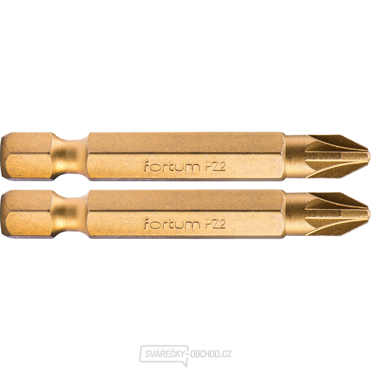 Hrot křížový pozidriv, sada 2ks, PZ 2x50mm,titan. úprava, S2