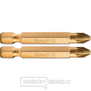 Hrot křížový pozidriv, sada 2ks, PZ 2x50mm,titan. úprava, S2 Hrot křížový pozidriv, sada 2ks, PZ 2x50mm,titan. úprava, S2 gallery main image