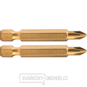 Hrot křížový phillips, sada 2ks, PH 1x50mm,titan. úprava, S2 Hrot křížový phillips, sada 2ks, PH 1x50mm,titan. úprava, S2 gallery main image