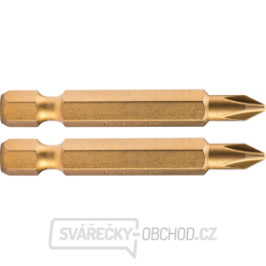 Hrot křížový phillips, sada 2ks, PH 1x50mm,titan. úprava, S2 Hrot křížový phillips, sada 2ks, PH 1x50mm,titan. úprava, S2 gallery main image