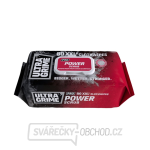 ULTRAGRIME - Profi čisticí ubrousky POWER SCRUB 80 ks XXL ULTRAGRIME - Profi čisticí ubrousky POWER SCRUB 80 ks XXL gallery main image