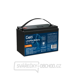 Baterie LiFePO4 12,8V 100Ah GETI GBL-12-100B Bluetooth+displej Baterie LiFePO4 12,8V 100Ah GETI GBL-12-100B Bluetooth+displej gallery main image