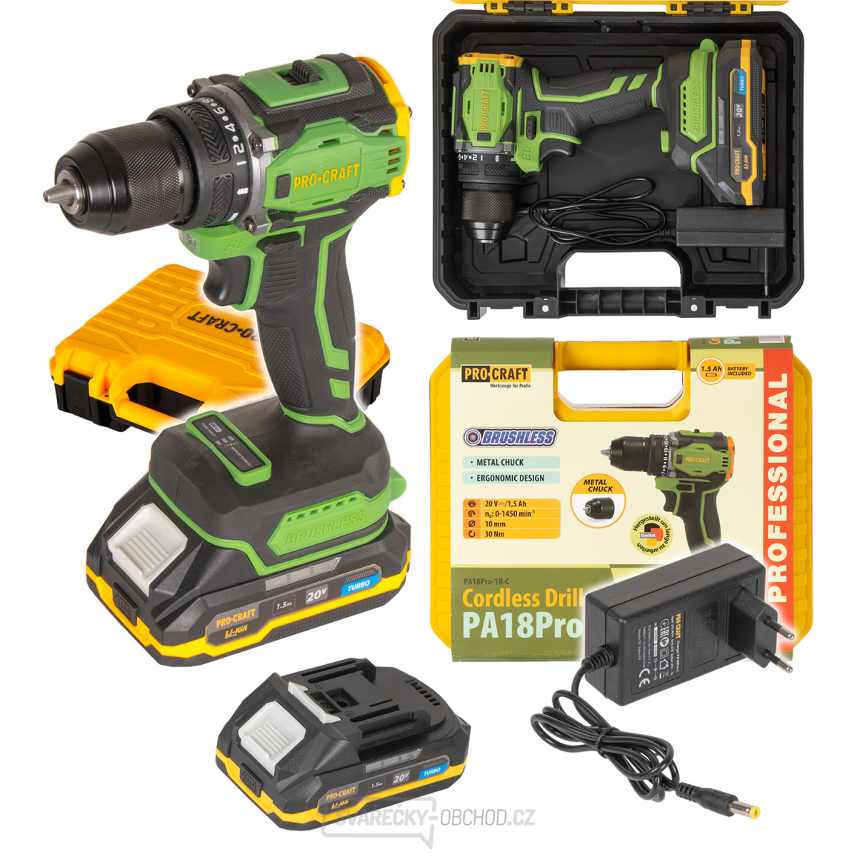 Aku šroubovák Procraft PA18Pro | PA18Pro