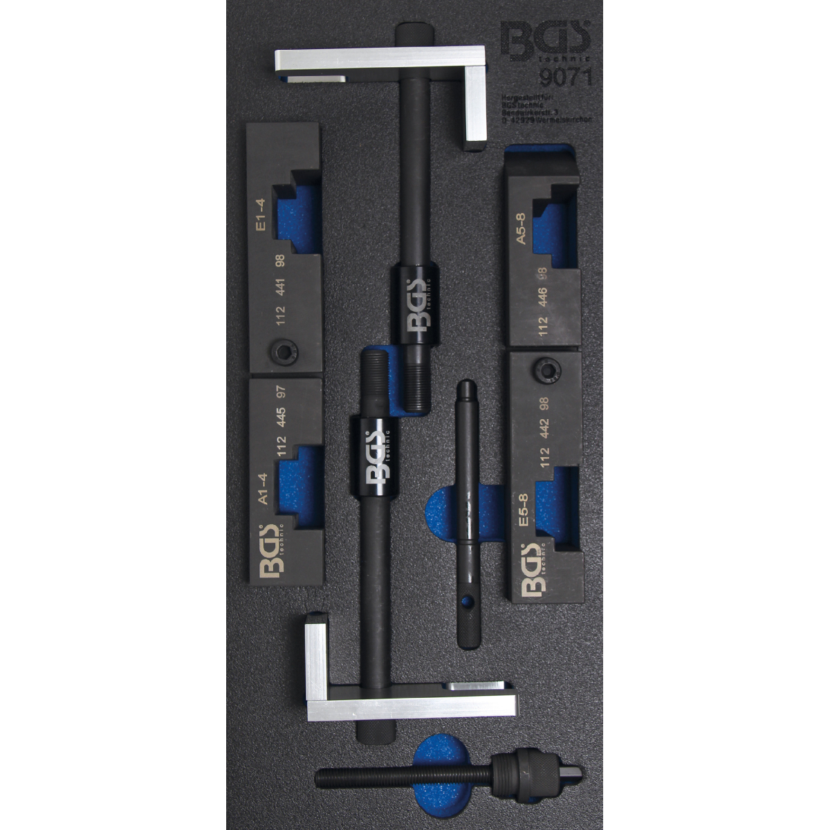 Zásobník nástrojů 1/3: Sada nástrojů pro časování motoru | pro BMW, Land Rover V8 BGS9071