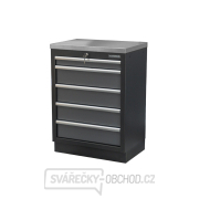 Dílenská skříňka s nerezovou pracovní deskou | 5 šuplíků | 680x465x950 mm Matabro SET-CA01061 Náhled