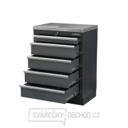 Dílenská skříňka s nerezovou pracovní deskou | 5 šuplíků | 680x465x950 mm Matabro SET-CA01061 Náhled