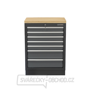 Dílenská skříňka s dřevěnou pracovní deskou | 7 šuplíků | 680x465x950 mm Matabro SET-CA01062 Dílenská skříňka s dřevěnou pracovní deskou | 7 šuplíků | 680x465x950 mm Matabro SET-CA01062 gallery main image