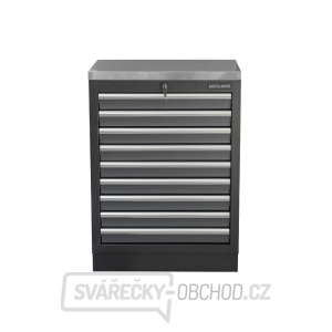 Dílenská skříňka s nerezovou pracovní deskou | 9 šuplíků | 680x465x950 mm Matabro SET-CA01065 Dílenská skříňka s nerezovou pracovní deskou | 9 šuplíků | 680x465x950 mm Matabro SET-CA01065 gallery main image
