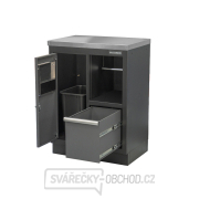Dílenská skříňka s nerezovou pracovní deskou | na odpadky | 680x465x950 mm Matabro SET-CA01067 Náhled