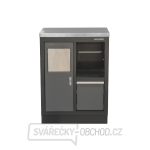 Dílenská skříňka s nerezovou pracovní deskou | na odpadky | 680x465x950 mm Matabro SET-CA01067 Dílenská skříňka s nerezovou pracovní deskou | na odpadky | 680x465x950 mm Matabro SET-CA01067 gallery main image