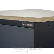 Rohová jednodveřová dílenská skříňka s dřevěnou pracovní deskou | 1 police | 865x865x950 mm Matabro SET-CA01068 Rohová jednodveřová dílenská skříňka s dřevěnou pracovní deskou | 1 police | 865x865x950 mm Matabro SET-CA01068 náhled