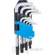 Sada zahnutých klíčů BGS 809 | krátké | T-profil (pro Torx) s otvorem T10 - T50 | 9dílná Náhled