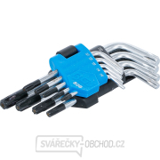 Sada zahnutých klíčů BGS 809 | krátké | T-profil (pro Torx) s otvorem T10 - T50 | 9dílná gallery main image