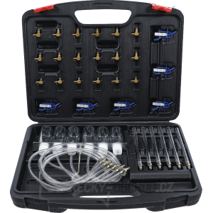 Sada pro zkoušku vstřikování pro common rail BGS 8106 | s 24 adaptéry Sada pro zkoušku vstřikování pro common rail BGS 8106 | s 24 adaptéry gallery main image