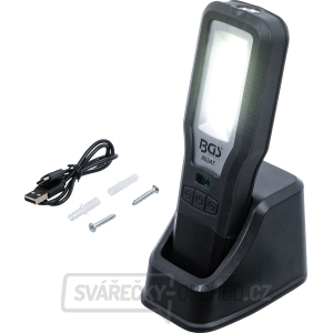 Pracovní COB LED lampa BGS 85347 | sklopná | s nabíjecí stanicí gallery main image