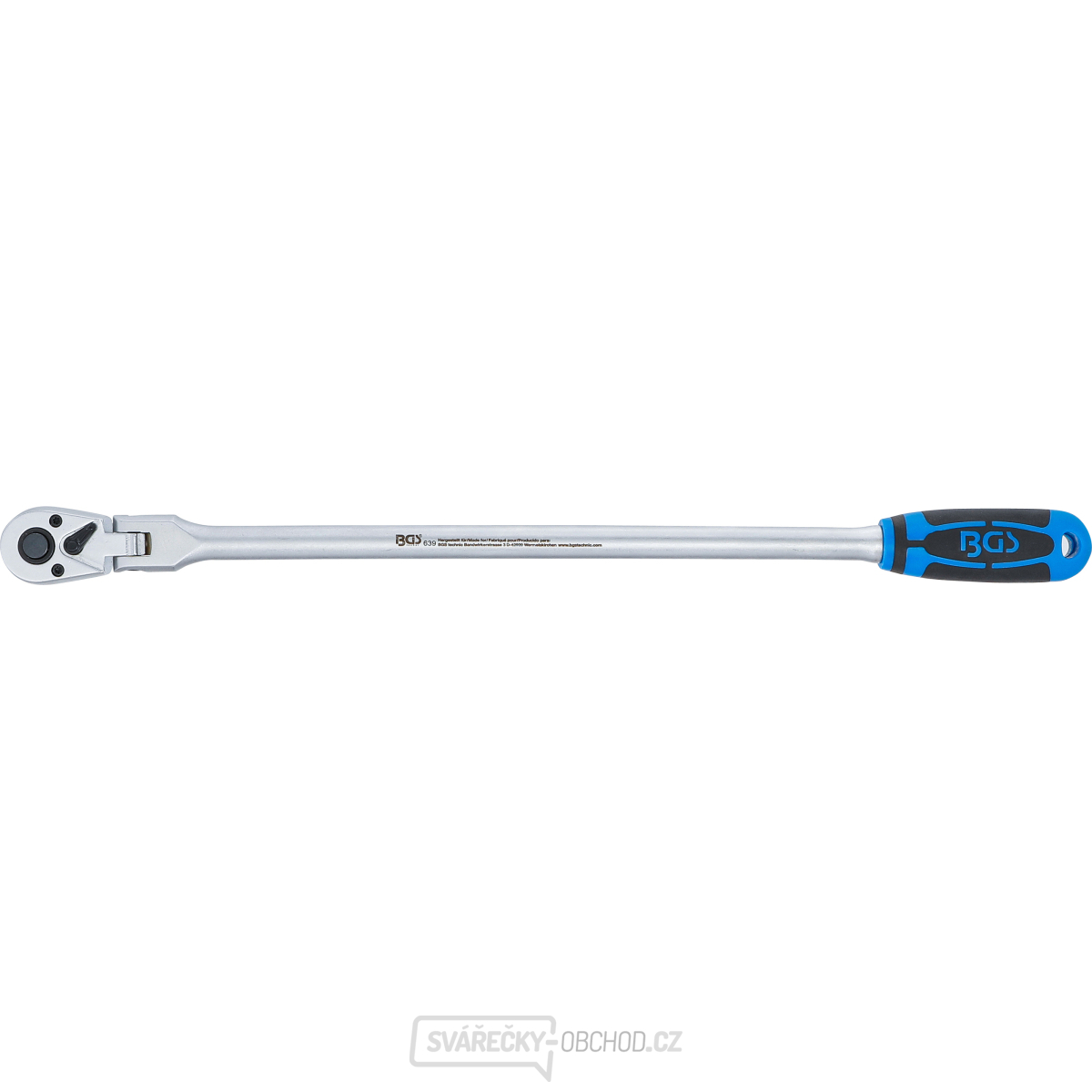 Kloubová ráčna BGS 639 | aretovatelná | velmi dlouhých | 10 mm (3/8") | 457 mm