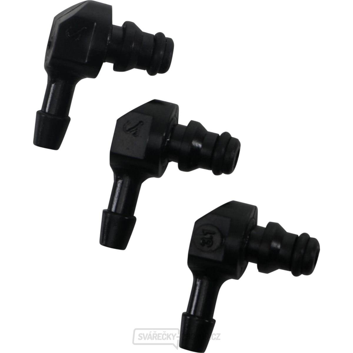 Sada plastových spojek BGS 8107-22 | tvar L | 30dílná