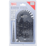 Měrka šroubů a závitové měrky BGS 74248 | palcové velikosti | 1/4 - 2