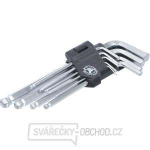 Sada zahnutých klíčů BGS 815 | vnitřní šestihran / vnitřní šestihran s kulovou hlavou 1,5 - 10 mm | 9dílná Sada zahnutých klíčů BGS 815 | vnitřní šestihran / vnitřní šestihran s kulovou hlavou 1,5 - 10 mm | 9dílná gallery main image