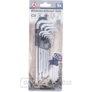 Sada zahnutých klíčů BGS 816 | dlouhé | T-profil (pro Torx) | T10 - T50 | 9dílná Náhled