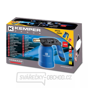 Hořák TORNADO s piezo-zapalováním + propichovací kartuš ZDARMA Hořák TORNADO s piezo-zapalováním + propichovací kartuš ZDARMA gallery main image