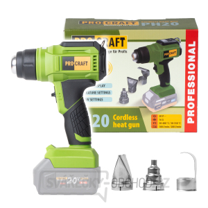 Aku pistole horkovzdušná Procraft PH20bb (bez baterie a nabíječky) | PH20bb Aku pistole horkovzdušná Procraft PH20bb (bez baterie a nabíječky) | PH20bb gallery main image