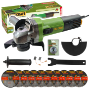 Bruska úhlová Procraft PW750 + rychloupínací matice RM14, 10x řezný kotouč CD125x1.0b v kovovém boxu |... Bruska úhlová Procraft PW750 + rychloupínací matice RM14, 10x řezný kotouč CD125x1.0b v kovovém boxu |... gallery main image