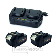 Sada dvě baterie 20V 4Ah Procraft 20/4 a nabíječka na dvě baterie 20/2 | S20-4/20-2 Sada dvě baterie 20V 4Ah Procraft 20/4 a nabíječka na dvě baterie 20/2 | S20-4/20-2 gallery main image