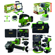 Procraft aku sada nářadí 20V 6dílů 3 x baterie 4.0Ah s 2x nabíječkámi | MAXISET1 Procraft aku sada nářadí 20V 6dílů 3 x baterie 4.0Ah s 2x nabíječkámi | MAXISET1 gallery main image