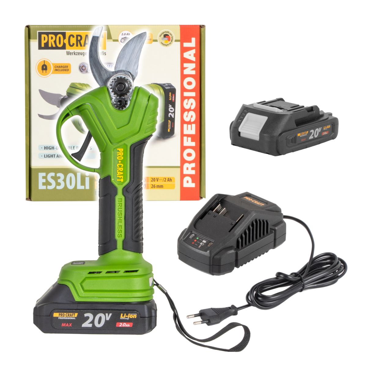 Aku nůžky na větve Procraft ES30Li1B | ES30Li1B ES30Li1B
