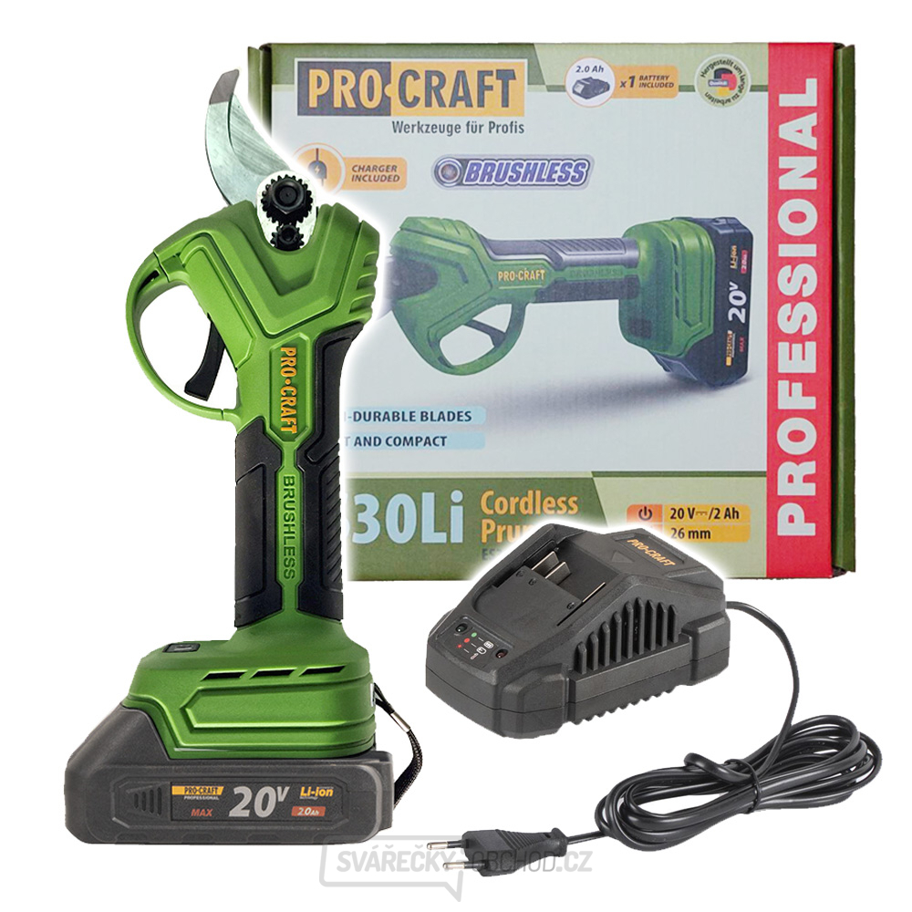 Aku nůžky na větve Procraft ES30Li1B | ES30Li1B