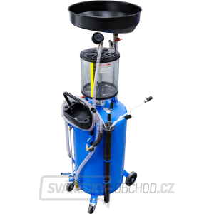 Pneumatická plnička s nádobou pro vypouštění oleje BGS 7003 | 80 l gallery main image