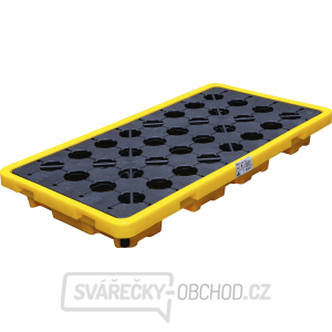 Vana pro vypouštění a odkapávání oleje BGS 70047 | s mřížkovým roštem | pro sudy 2 x 200 l Vana pro vypouštění a odkapávání oleje BGS 70047 | s mřížkovým roštem | pro sudy 2 x 200 l gallery main image