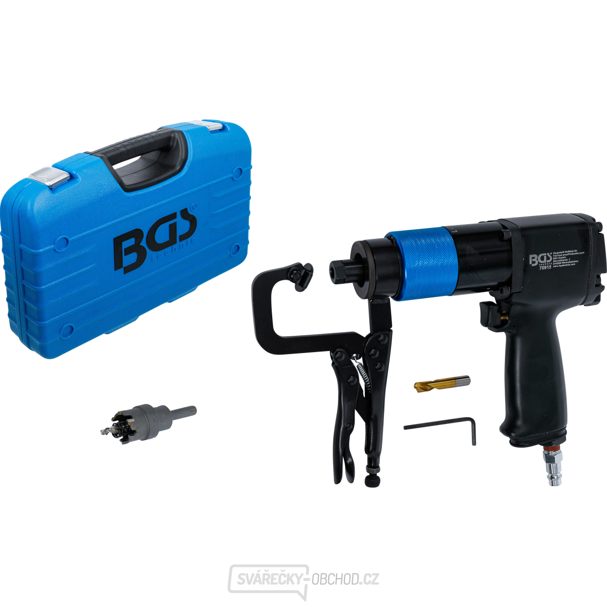 Sada pneumatické frézy na bodové svary BGS 70915