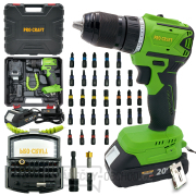 Aku vrtací šroubovák Procraft SPA18LiN se sadou bitů BS-32 | SPA18LiN/BS-32 Aku vrtací šroubovák Procraft SPA18LiN se sadou bitů BS-32 | SPA18LiN/BS-32 gallery main image