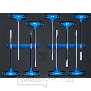 Vložka do dílenského vozíku 3/3: sada nástrčných klíčů s T-rukojetí BGS 4192 | 9dílná Vložka do dílenského vozíku 3/3: sada nástrčných klíčů s T-rukojetí BGS 4192 | 9dílná gallery main image