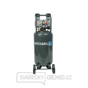 Bezolejový vertikální kompresor 100l, 230V, 2 písty, 3000W Matabro MB-K208 | 10 BAR Bezolejový vertikální kompresor 100l, 230V, 2 písty, 3000W Matabro MB-K208 | 10 BAR gallery main image