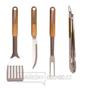 Riwall PRO RBBQ 4W SET 4-dílná prémiová nerezová sada grilovacího nářadí Riwall PRO RBBQ 4W SET 4-dílná prémiová nerezová sada grilovacího nářadí gallery main image