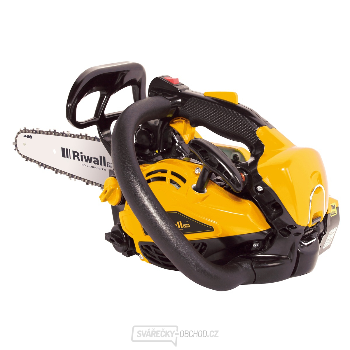 Riwall PRO RPCS 2526 jednoruční řetězová vyvětvovací pila s benzinovým motorem 25 ccm