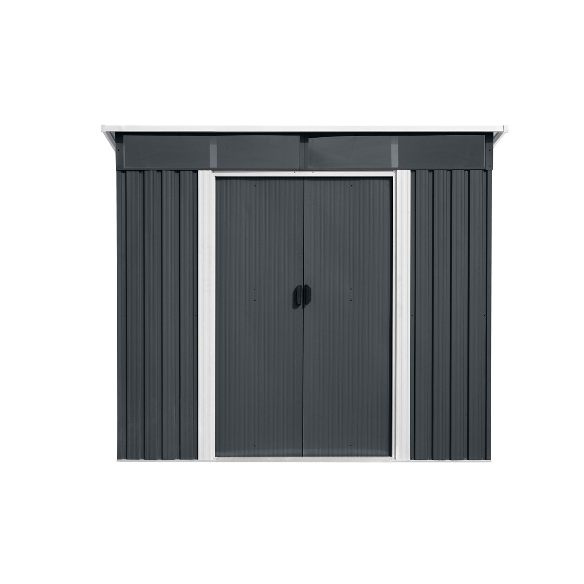 Riwall PRO RMSP 9x8 Anthracite LUX zahradní domek kovový 2,4 x 2,8 m s pultovou střechou antracit Náhled