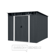 Riwall PRO RMSP 9x8 Anthracite LUX zahradní domek kovový 2,4 x 2,8 m s pultovou střechou antracit Riwall PRO RMSP 9x8 Anthracite LUX zahradní domek kovový 2,4 x 2,8 m s pultovou střechou antracit náhled