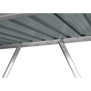 Riwall PRO RMWS 3x7 Anthracite přístřešek na dřevo 2 x 1,5 m s pultovou střechou antracit náhled