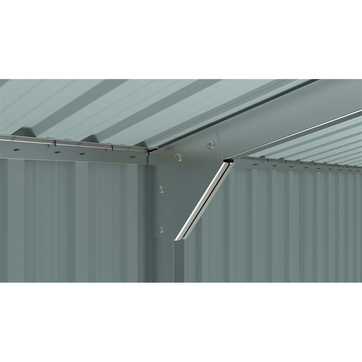 Riwall PRO RMCG 20x10 Anthracite kovová garáž 3 x 6 m se sedlovou střechou Antracit Náhled