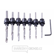 Vrtáky se záhlubníky do dřeva 7 ks Vrtáky se záhlubníky do dřeva 7 ks gallery main image