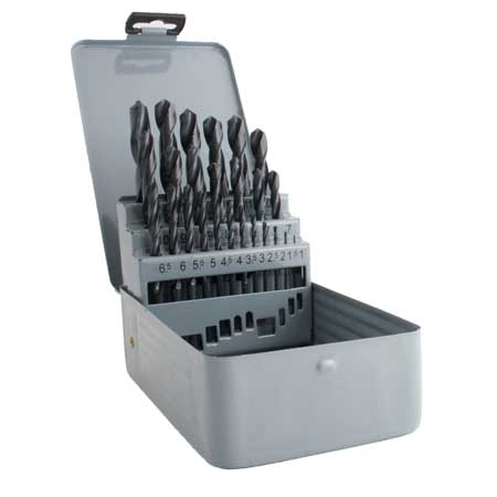 Magg Sada vrtáků HSS 25 ks (1,0-13,0mm), plechový box