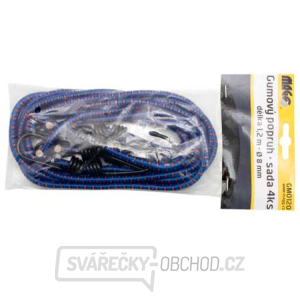 Sada gumových popruhů 8mm/1,2m - 4 ks Sada gumových popruhů 8mm/1,2m - 4 ks gallery main image