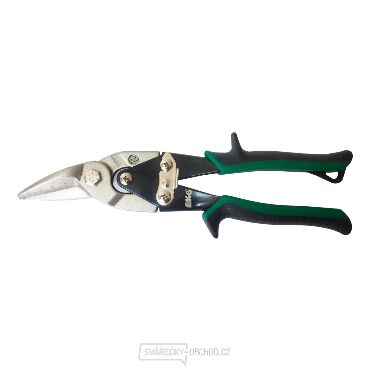 Nůžky na plech zelené - pravé