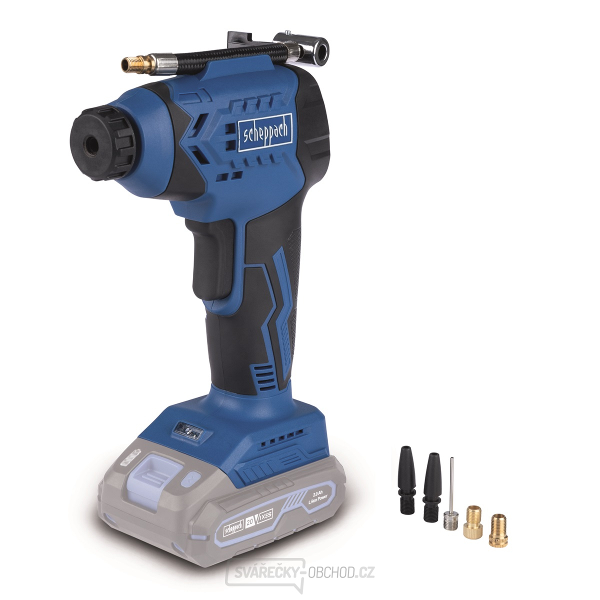 Scheppach C-AC20-X 20 V aku kompresor (bez baterie a nabíječky)